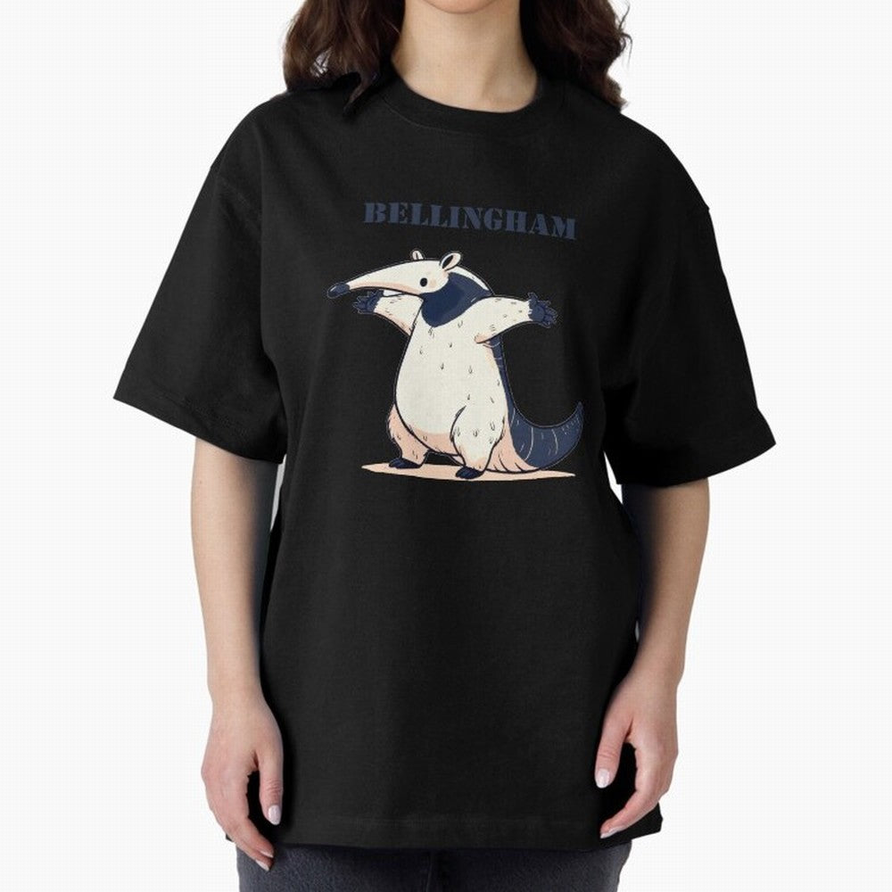 Celebration Bellingham Tamandua Oversized T-Shirt Stand Proud for Match Day Hype around FIFA World Cup 2026, CR7 and Messi, Portugal, Vintage Soccer Flavor, Modern Football Stars, National Flags and Final Night Emotion; Ideal for Passionate Fans