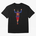 Lionel Messi - Fc Barcelona #s14 Oversized T-Shirt Spotlight Global Football Passion for FIFA World Cup 2026 USA Canada Mexico, Connected to Mbappe, England and Germany, Tournament Hype, Historic Matchups, Family Viewing Parties and Global Sports