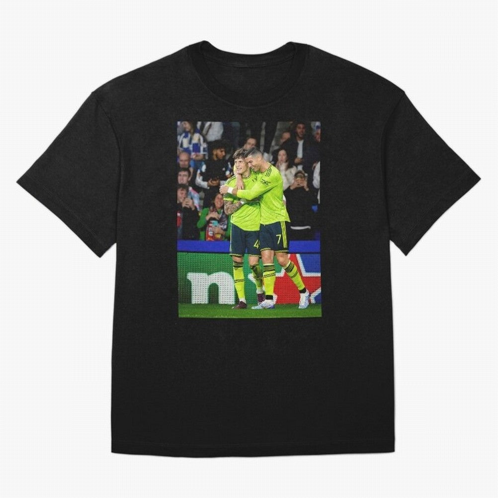 Cristiano Ronaldo And Garnacho ,Ronaldo Gifts,Ronaldo Cover,Ronaldo Prints Oversized T-Shirt Capture FIFA World Cup 2026 Group Stage Spirit, Built around England, Mbappe, Classic Soccer Heritage, Championship Pressure, Fan Loyalty and International
