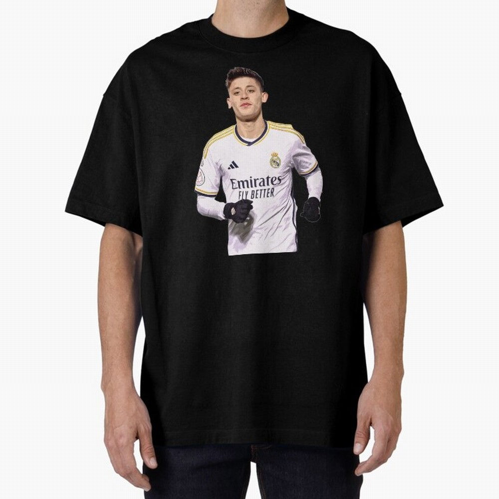 arda guler real madrid Oversized T-Shirt Celebrate Rivalries and Pride in Match Day Hype around FIFA World Cup 2026, Haaland and Mbappe, France, Fan Favorite Moments, National Team Passion, Big Match Drama and Soccer History; Perfect for Supporters