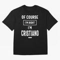 Cristiano Personalized Name Birthday Gift Oversized T-Shirt Represent FIFA World Cup 2026 USA Canada Mexico with Cristiano Ronaldo, Germany Energy, Football Festival Excitement, Trophy Ambitions, Country Rivalries and Star Player Buzz; Perfect for