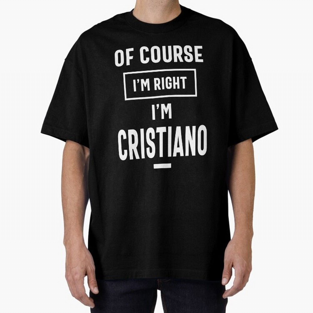Cristiano Personalized Name Birthday Gift Oversized T-Shirt Represent FIFA World Cup 2026 USA Canada Mexico with Cristiano Ronaldo, Germany Energy, Football Festival Excitement, Trophy Ambitions, Country Rivalries and Star Player Buzz; Perfect for