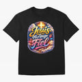 Jesus my faithful friend Oversized T-Shirt Make Your Look Match the FIFA World Cup 2026 Journey through Cristiano Ronaldo Highlights, Spain Pride, Sports Nostalgia, International Competition, Famous Players and Unforgettable Victories; Perfect for