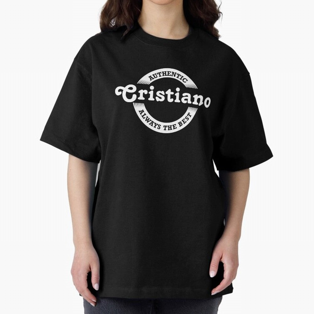 Awesome Cristiano-Always The Best Oversized T-Shirt Carry the Colors and Pride of Global Football Passion for FIFA World Cup 2026 Group Stage, Centered on Messi, CR7 and Mbappe, Argentina, Vintage Soccer Flavor, Modern Football Stars, National