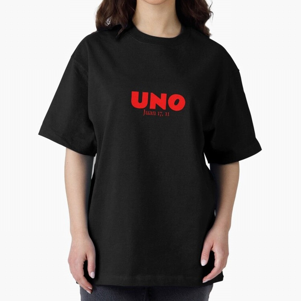 UNO ¨C Cita b¨ªblica cristiana Oversized T-Shirt Honor Football Greatness during Global Football Passion for FIFA World Cup 2026, Highlighting CR7 and Messi, Brazil, Portugal and Argentina, Goal Celebration Energy, Supporter Heritage, Football