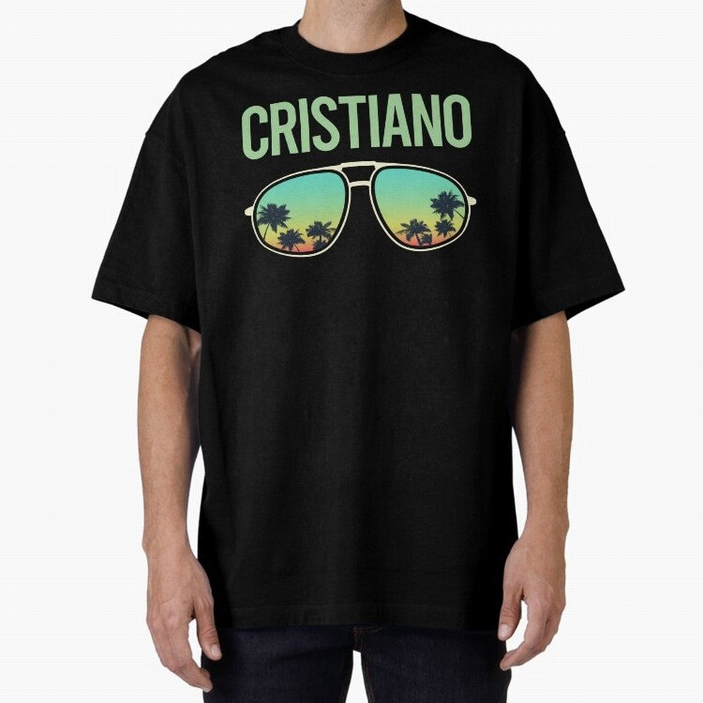 Cool Glasses Cristiano Oversized T-Shirt Keep the Match Day Mood of FIFA World Cup 2026 Group Stage Spirit, Celebrating England and Germany, Messi, Neymar and Mbappe, Supporter Pride, Iconic Celebrations, Legendary Names and Global Match Day