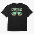 Cool Glasses Cristiano Oversized T-Shirt Keep the Match Day Mood of FIFA World Cup 2026 Group Stage Spirit, Celebrating England and Germany, Messi, Neymar and Mbappe, Supporter Pride, Iconic Celebrations, Legendary Names and Global Match Day
