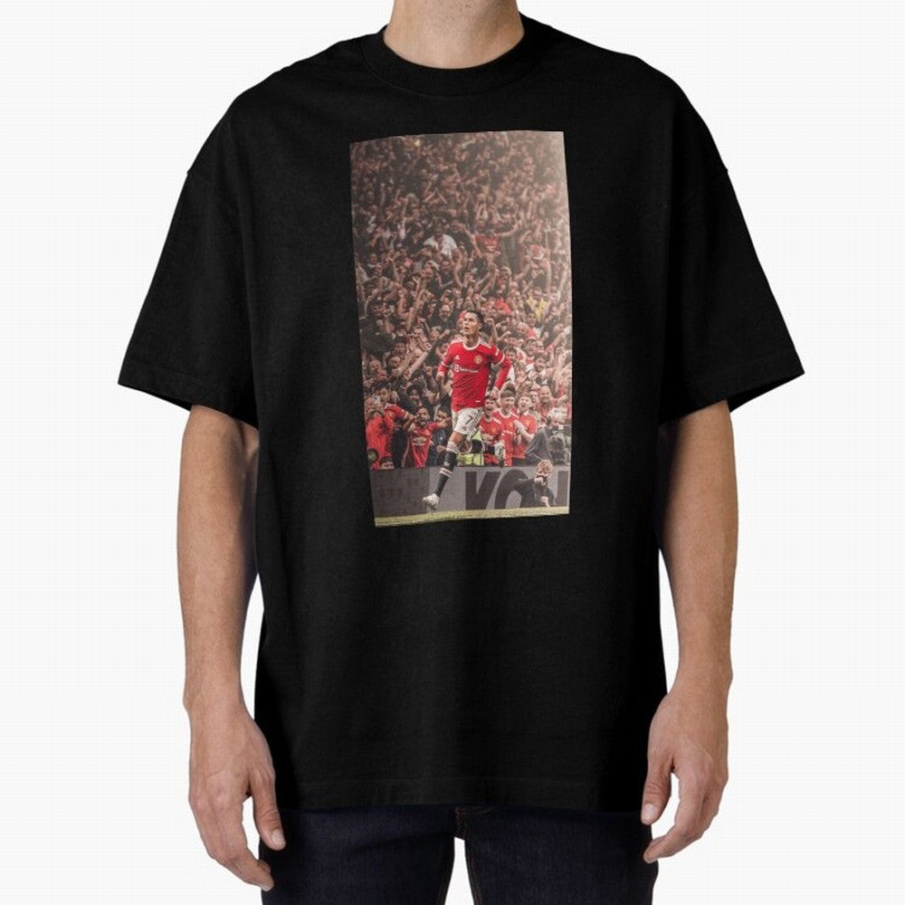 cristiano Oversized T-Shirt Experience the Global Stage of the FIFA World Cup 2026 Journey through Messi and Cristiano Ronaldo Highlights, Germany Pride, Stadium Chants, National Pride, Trophy Dreams and Unforgettable Football Memories; Ideal for