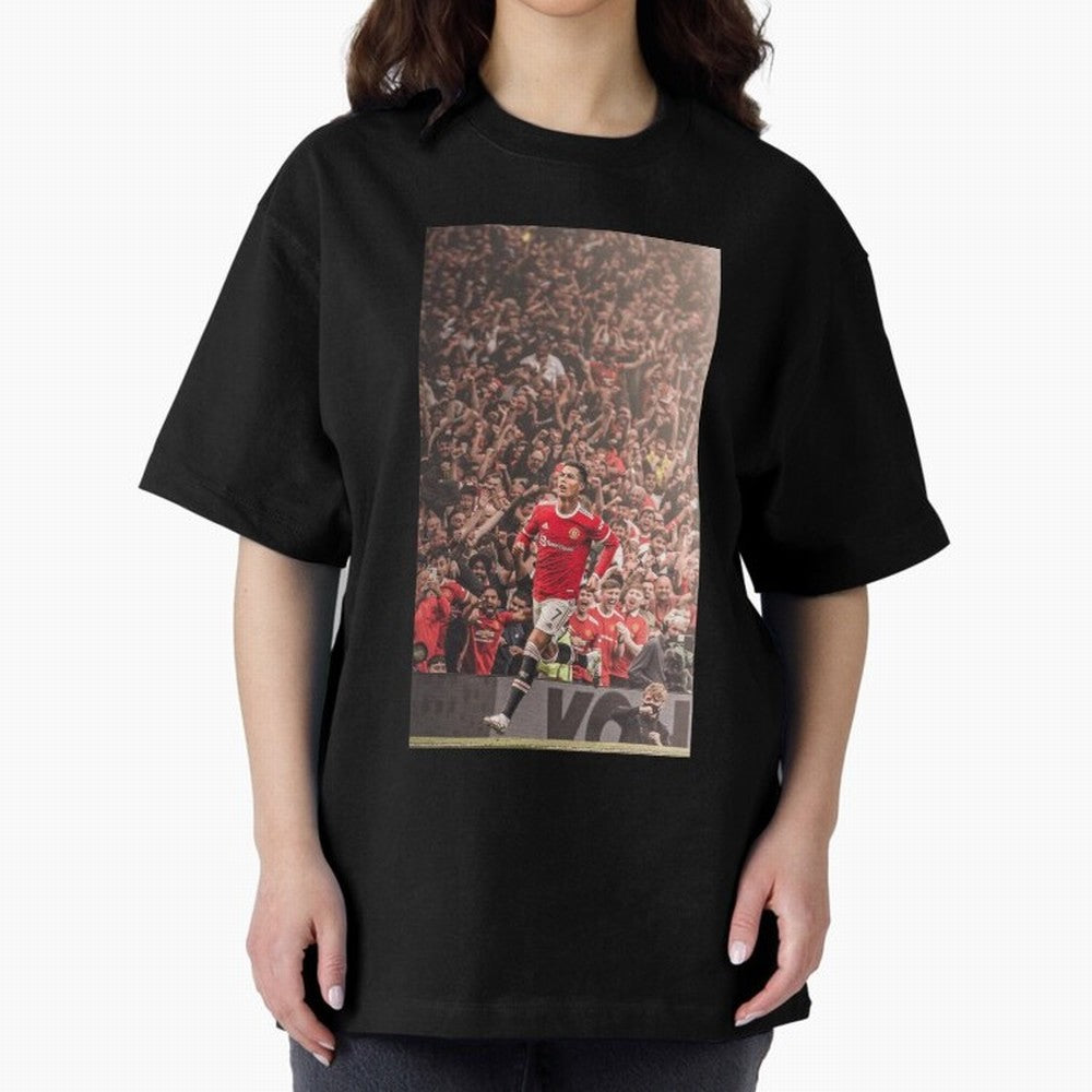cristiano Oversized T-Shirt Experience the Global Stage of the FIFA World Cup 2026 Journey through Messi and Cristiano Ronaldo Highlights, Germany Pride, Stadium Chants, National Pride, Trophy Dreams and Unforgettable Football Memories; Ideal for