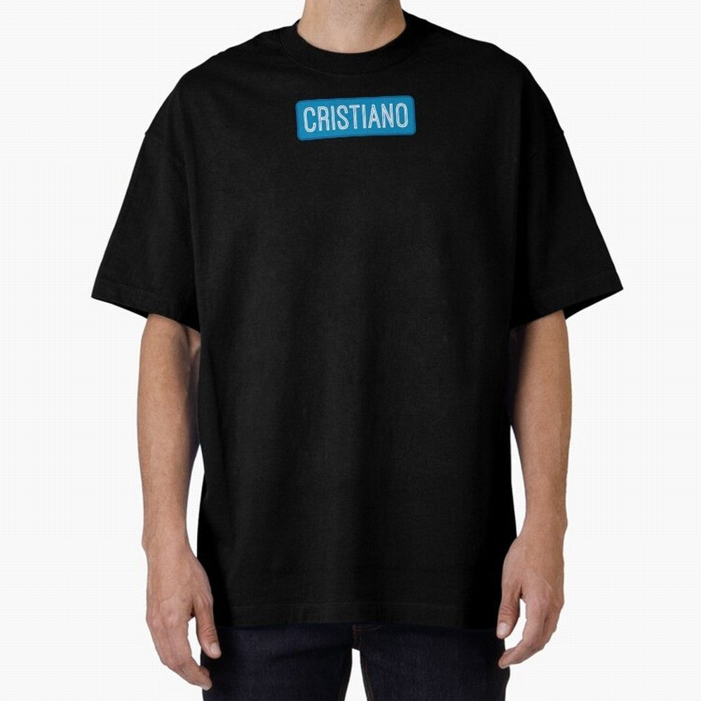 Cristiano Name Oversized T-Shirt Back Your Heroes with Global Football Passion for FIFA World Cup 2026 USA Canada Mexico, Featuring Haaland and Mbappe, England and Germany, Stadium Memories, Football Loyalty, International Chants and Championship