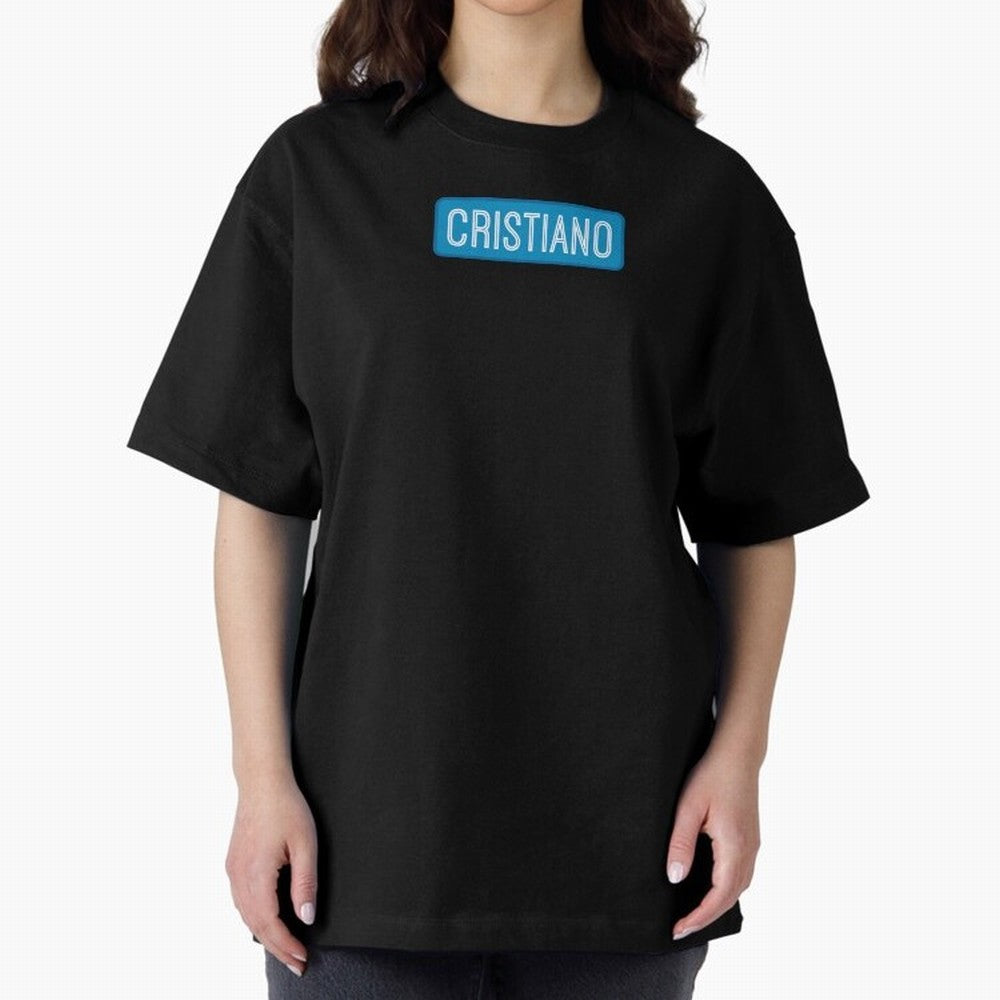 Cristiano Name Oversized T-Shirt Back Your Heroes with Global Football Passion for FIFA World Cup 2026 USA Canada Mexico, Featuring Haaland and Mbappe, England and Germany, Stadium Memories, Football Loyalty, International Chants and Championship