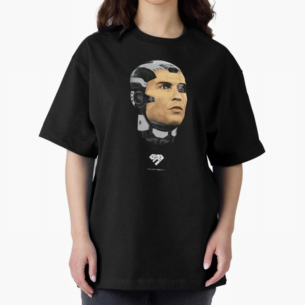 Calcio Robo 7 Oversized T-Shirt Mark Match Day Hype around FIFA World Cup 2026 Group Stage, Neymar, Spain and Netherlands, Champion Mindset, Group Stage Buzz, Knockout Tension and Passionate Fan Culture; Perfect for Fans, Collectors, Family
