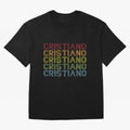 Cristiano Name T Shirt - Cristiano Vintage Retro Cristiano Name Gift Item Tee Oversized T-Shirt Follow Every Goal of Match Day Hype around FIFA World Cup 2026 USA Canada Mexico, Mbappe, Portugal, Worldwide Fan Energy, Dramatic Goals, Stadium Lights