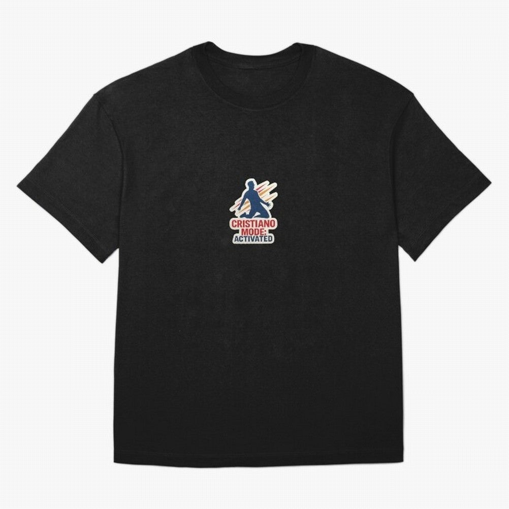 Cristiano Mode: Activated v2 Oversized T-Shirt Show Love for Legendary Goals in Global Football Passion for FIFA World Cup 2026 USA Canada Mexico, Connected to CR7, Argentina, France and Brazil, Global Supporter Spirit, Legendary Goals, National