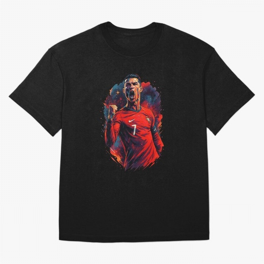 cr7 the legend Oversized T-Shirt Celebrate the Biggest Stage of Match Day Hype around FIFA World Cup 2026 Group Stage, Haaland and Mbappe, Portugal, Spain and Germany, Sports Nostalgia, International Competition, Famous Players and Unforgettable