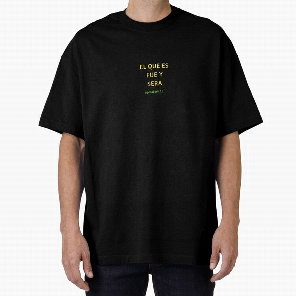 El que es, fue y ser¨¢ ¨C Apocalipsis 1,8 Oversized T-Shirt Relive Legendary Nights from the FIFA World Cup 2026 USA Canada Mexico Journey through Haaland and Mbappe Highlights, Portugal, Spain and Germany Pride, Global Supporter Spirit, Legendary