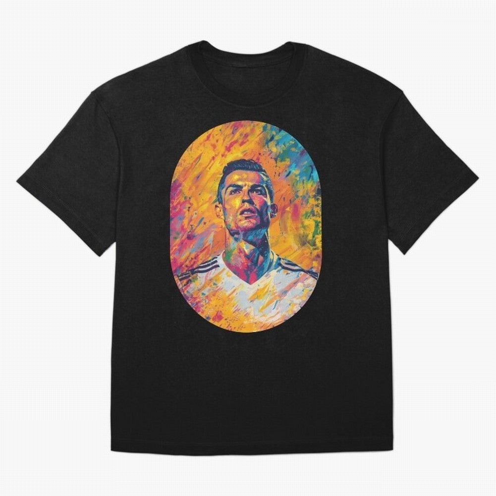 Cristiano Oversized T-Shirt Create FIFA World Cup 2026 Spirit, Featuring Spain, CR7 and Messi, Global Supporter Spirit, Legendary Goals, National Colors and Tournament Celebration; Perfect for People Who Love Argentina, Brazil, France, England,