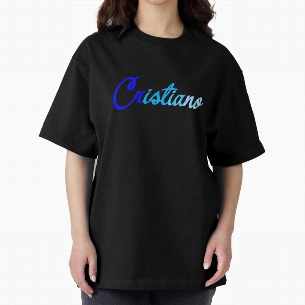 Cristiano Oversized T-Shirt Celebrate Classic Football Spirit in FIFA World Cup 2026 Group Stage Highlighting Neymar, Argentina and Brazil Energy, Football Passion, Legendary Performances, Festival Vibes and Supporter Community; Perfect for People