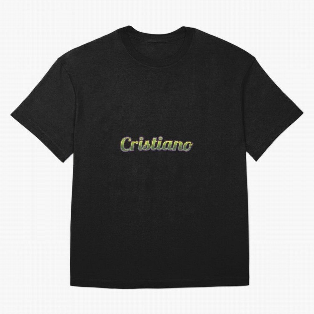 Cristiano Oversized T-Shirt Follow Global Football Passion for FIFA World Cup 2026, Celebrating Haaland and Mbappe, Netherlands, Retro Football Energy, Iconic Rivalries, Trophy Chase Drama and Stadium Atmosphere; Great for Watch Parties, Sports