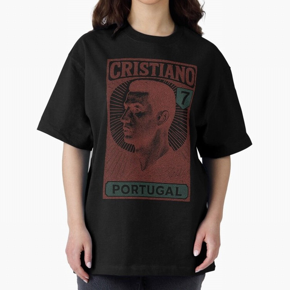 CRISTIANO Oversized T-Shirt Elevate Match Day Hype around FIFA World Cup 2026 Group Stage, Neymar, Argentina, Soccer Culture, Superstar Moments, National Team Dreams and Competitive Fire; Perfect for People Who Love Argentina, Brazil, France,