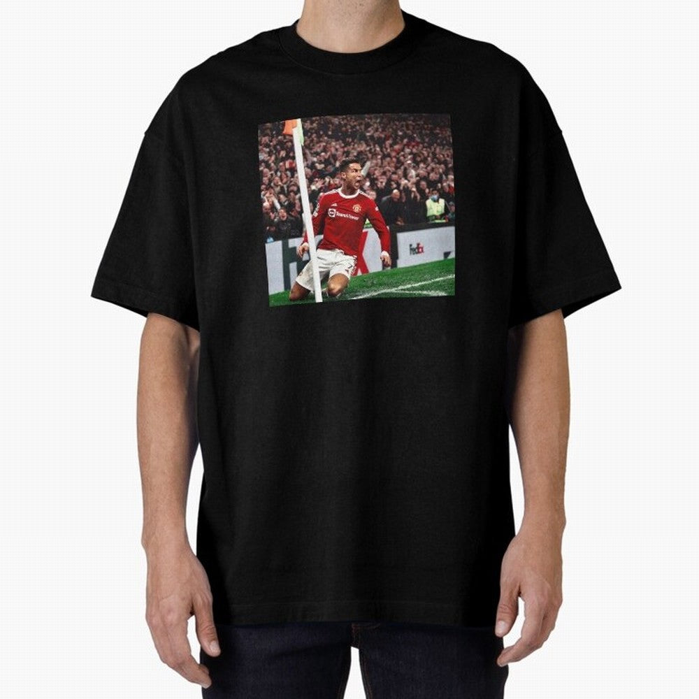 Cristiano Oversized T-Shirt Celebrate the Stars of Match Day Hype around FIFA World Cup 2026 USA Canada Mexico, Neymar, Haaland and Cristiano Ronaldo, Brazil, Portugal and Argentina, Championship Spirit, Famous Goals, Roaring Crowds and
