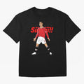 CR7 Siiiii!, Cristiano Ronaldo's trademark goal celebration Oversized T-Shirt Celebrate Football Heritage in FIFA World Cup 2026 Centered on Messi and Cristiano Ronaldo, Argentina, France and Brazil Energy, Football Passion, Legendary Performances,
