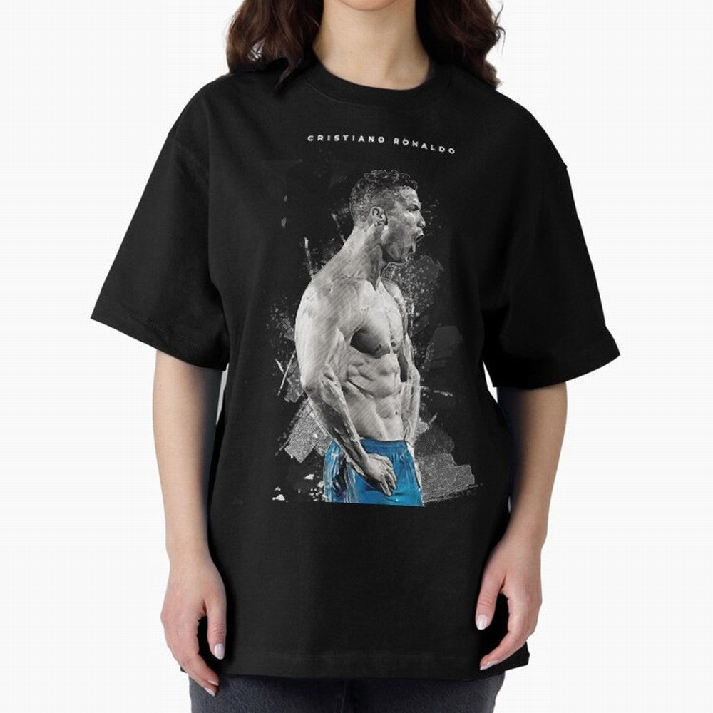 Cristiano Ronaldo Cristiano Ronaldo Oversized T-Shirt Show Your Tournament Heart for the FIFA World Cup 2026 Journey through Messi, Neymar and Mbappe Highlights, Argentina, France and Brazil Pride, Football Festival Excitement, Trophy Ambitions,