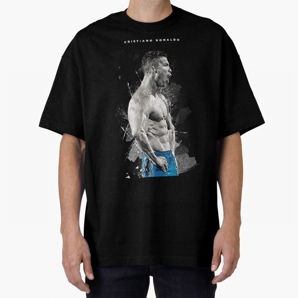 Cristiano Ronaldo Cristiano Ronaldo Oversized T-Shirt Show Your Tournament Heart for the FIFA World Cup 2026 Journey through Messi, Neymar and Mbappe Highlights, Argentina, France and Brazil Pride, Football Festival Excitement, Trophy Ambitions,