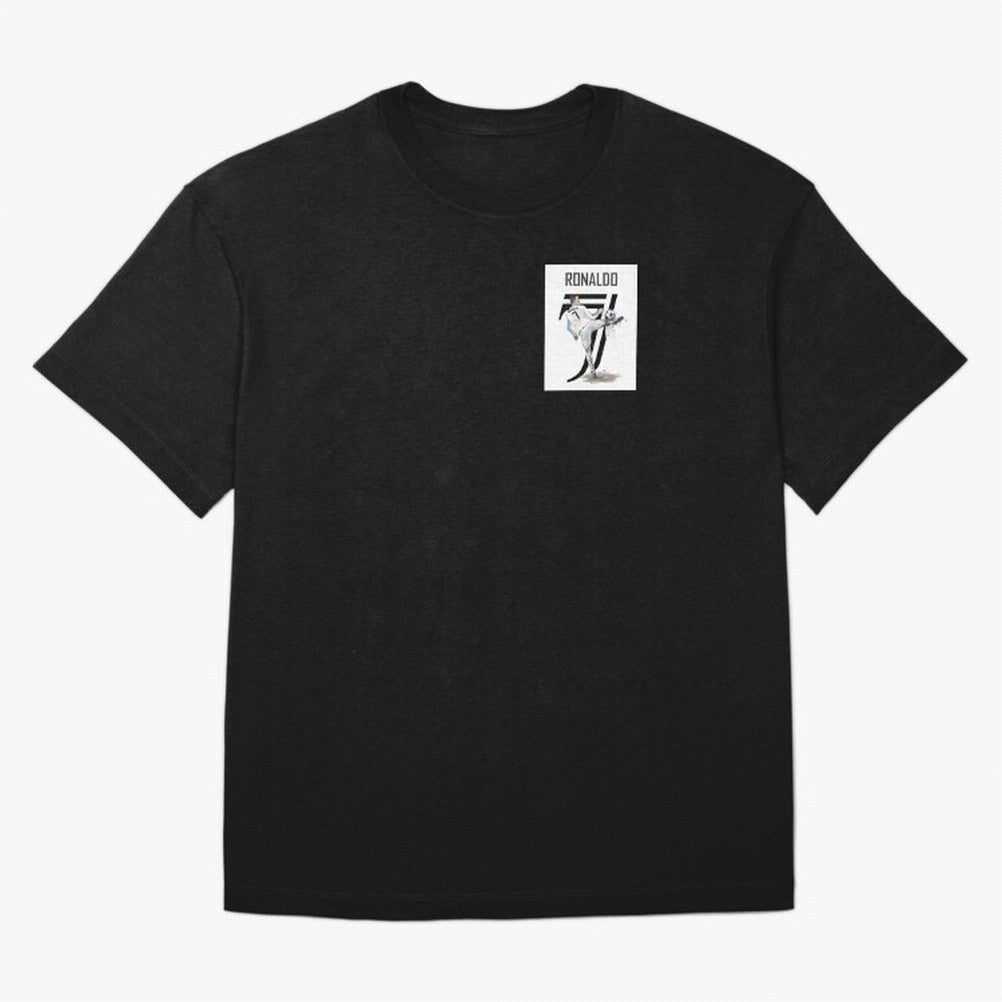 RONALDO CRISTIANO 7 Oversized T-Shirt Support Iconic Players in Match Day Hype around FIFA World Cup 2026, Haaland, Portugal, Football Festival Excitement, Trophy Ambitions, Country Rivalries and Star Player Buzz; Perfect for People Who Love