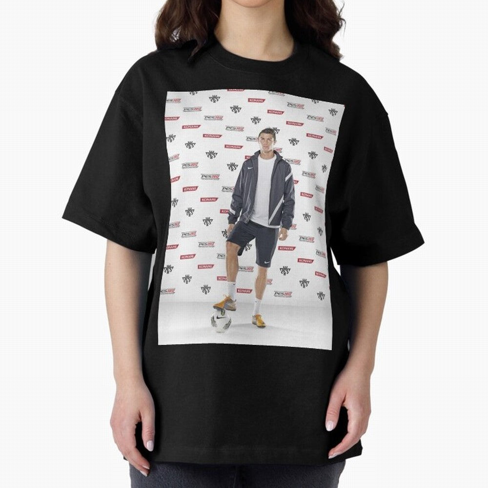 sport cristiano ronaldo football Oversized T-Shirt Bring Global Tournament Vibes to Match Day Hype around FIFA World Cup 2026 USA Canada Mexico, Messi and Cristiano Ronaldo, Netherlands, Stadium Chants, National Pride, Trophy Dreams and