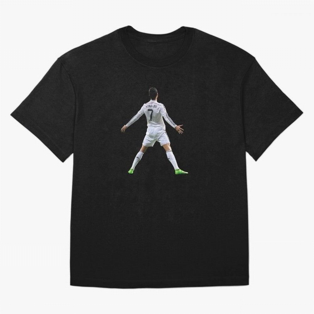 Ronaldo Real Madrid SUI Celebration Oversized T-Shirt Celebrate the Road through FIFA World Cup 2026 USA Canada Mexico Capturing Cristiano Ronaldo, Haaland and CR7, Argentina and Brazil Energy, Football Festival Excitement, Trophy Ambitions,