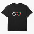CR7 Cristiano Ronaldo Design Oversized T-Shirt Celebrate National Team Dreams in FIFA World Cup 2026 USA Canada Mexico for Fans of CR7 and Messi and Spain, Bringing Sports Nostalgia, International Competition, Famous Players and Unforgettable