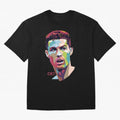 Cristiano Ronaldo Pop Art Portrait Oversized T-Shirt Bring Bold Fan Energy to the FIFA World Cup 2026 USA Canada Mexico Journey through Cristiano Ronaldo, Haaland and CR7 Highlights, Spain and Netherlands Pride, Soccer Culture, Superstar Moments,