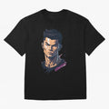 Cristiano Ronaldo Anime Style Oversized T-Shirt Celebrate the Magic of FIFA World Cup 2026 Group Stage Spirit, Centered on Netherlands, Messi, Neymar and Mbappe, Supporter Pride, Iconic Celebrations, Legendary Names and Global Match Day Energy;