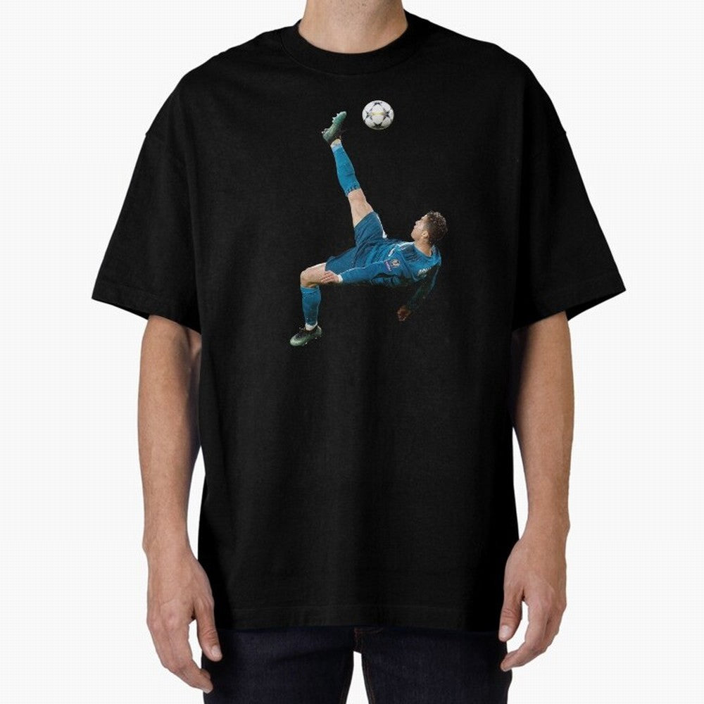 freestyle over head kick Oversized T-Shirt Showcase FIFA World Cup 2026 Spirit, Capturing England and Germany, Messi and Cristiano Ronaldo, Supporter Pride, Iconic Celebrations, Legendary Names and Global Match Day Energy; Built for Supporters