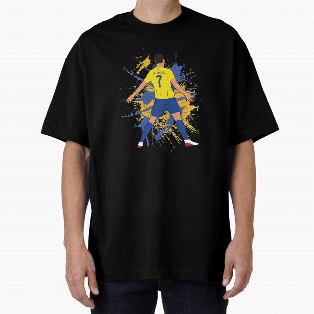 siuu cristiano alnasr football Oversized T-Shirt Show Your Stadium Side during the FIFA World Cup 2026 Group Stage Journey through Cristiano Ronaldo, Haaland and CR7 Highlights, Portugal, Spain and Germany Pride, Vintage Soccer Flavor, Modern