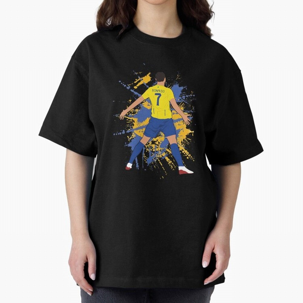 siuu cristiano alnasr football Oversized T-Shirt Show Your Stadium Side during the FIFA World Cup 2026 Group Stage Journey through Cristiano Ronaldo, Haaland and CR7 Highlights, Portugal, Spain and Germany Pride, Vintage Soccer Flavor, Modern