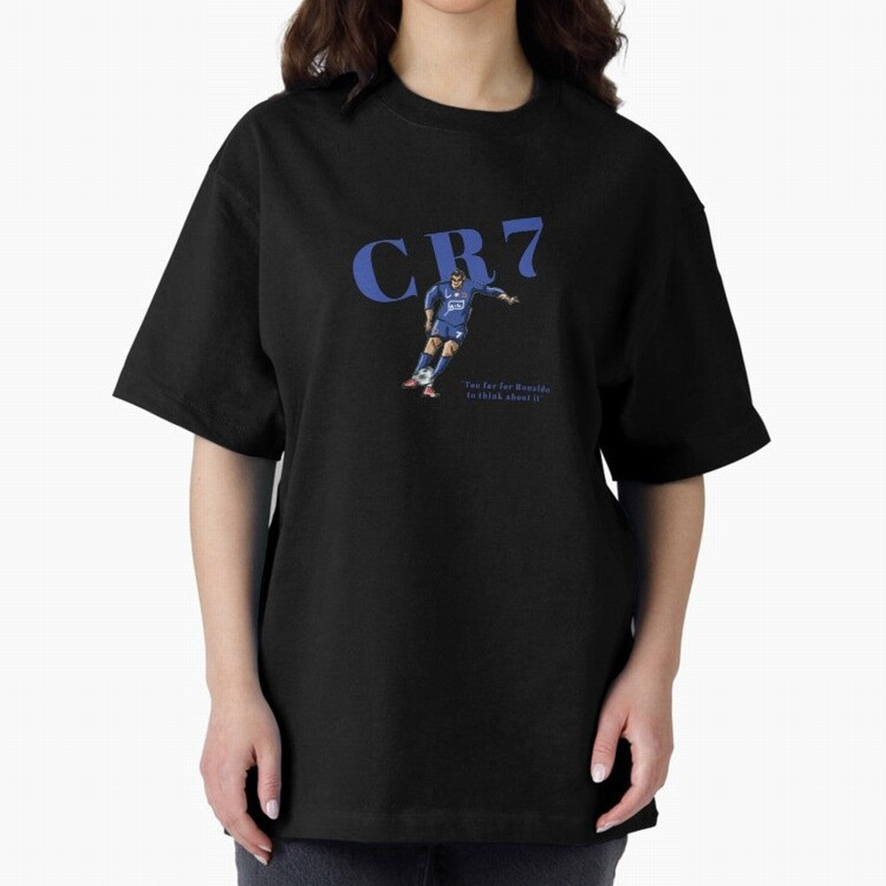 CR7. Oversized T-Shirt Capture Stadium Memories from FIFA World Cup 2026 Group Stage Built around Neymar, Germany Energy, Classic Soccer Heritage, Championship Pressure, Fan Loyalty and International Pride; Perfect for Supporters Who Want Bold