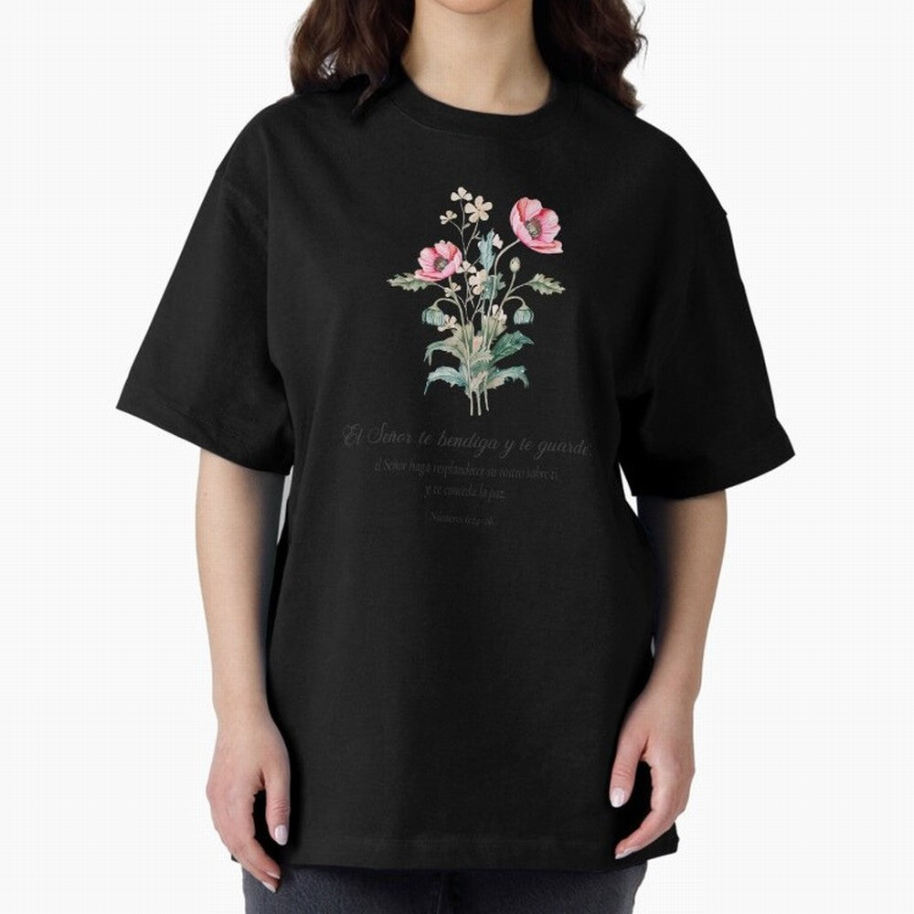 N¨²meros 6:24¨C26 ¨C El Se?or te bendiga y te guarde | Bendici¨®n B¨ªblica Floral | Regalo Cristiano Oversized T-Shirt Bring Retro Soccer Energy to the FIFA World Cup 2026 USA Canada Mexico Journey through CR7 Highlights, Argentina Pride,