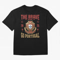 Portugal Soccer 2026 The Brave Nation Vintage Football Fan Design Oversized T-Shirt Feel the Roar of the FIFA World Cup 2026 USA Canada Mexico Journey through Cristiano Ronaldo, Haaland and CR7 Highlights, Netherlands Pride, Champion Mindset, Group