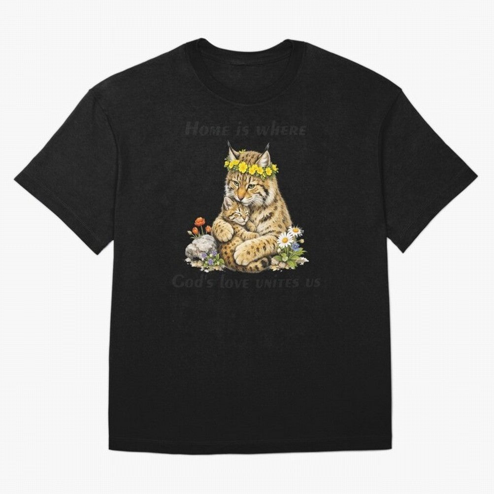 Home Is Where God's Love Unites Us Oversized T-Shirt Build Global Football Passion for FIFA World Cup 2026 Group Stage, Centered on Haaland and Mbappe, England, Vintage Soccer Flavor, Modern Football Stars, National Flags and Final Night Emotion;