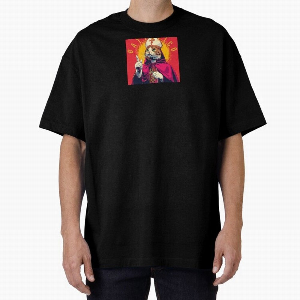 Gattolico Oversized T-Shirt Honor the Beautiful Game during FIFA World Cup 2026 USA Canada Mexico Spirit, Connected to Spain and Netherlands, Messi, CR7 and Mbappe, Global Supporter Spirit, Legendary Goals, National Colors and Tournament