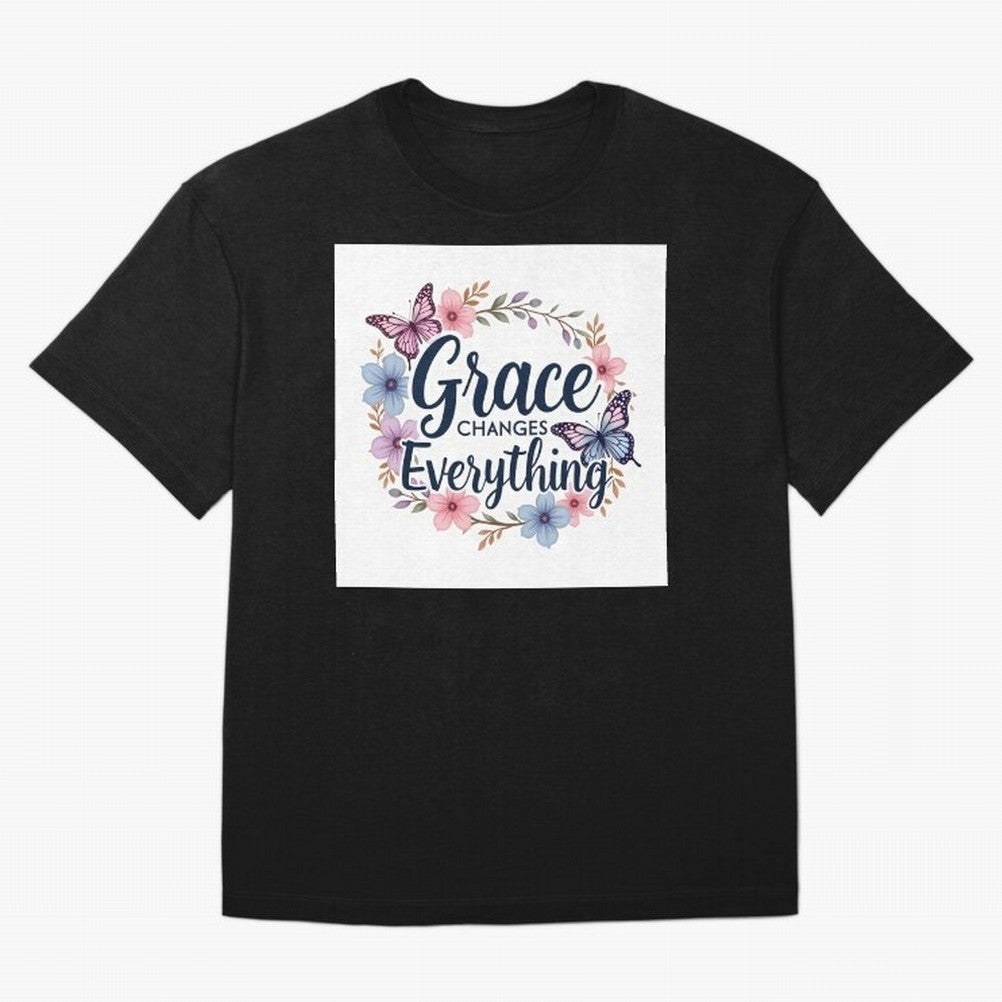 Grace Changes Everything T Shirt Oversized T-Shirt Show Your Stadium Side during the FIFA World Cup 2026 Journey through Messi and Cristiano Ronaldo Highlights, Portugal, Spain and Germany Pride, Tournament Hype, Historic Matchups, Family Viewing