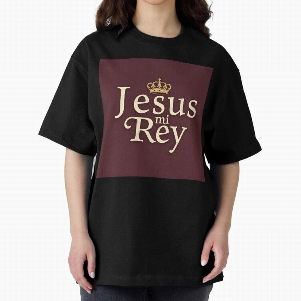 Jesus Mi Rey T Shirt Oversized T-Shirt Support Iconic Players in the FIFA World Cup 2026 Group Stage Journey through Mbappe and Neymar Highlights, England, France and Netherlands Pride, Tournament Hype, Historic Matchups, Family Viewing Parties and