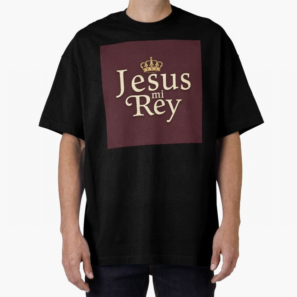 Jesus Mi Rey T Shirt Oversized T-Shirt Support Iconic Players in the FIFA World Cup 2026 Group Stage Journey through Mbappe and Neymar Highlights, England, France and Netherlands Pride, Tournament Hype, Historic Matchups, Family Viewing Parties and
