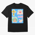 Love Faith T shirt Oversized T-Shirt Keep the Match Day Mood of FIFA World Cup 2026 USA Canada Mexico for Fans of Haaland and Brazil, Portugal and Argentina, Bringing Match Day Excitement, Supporter Culture, Golden Goals and Global Football