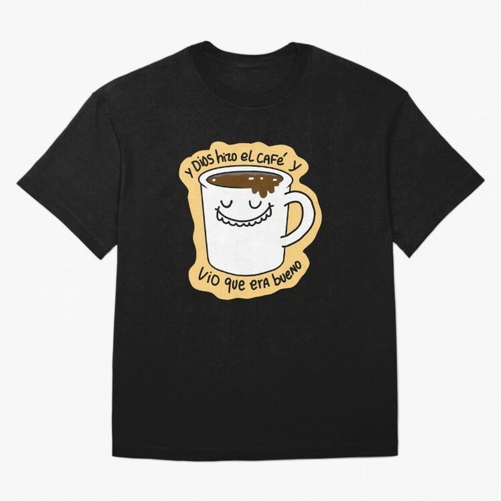 Y Dios Hizo El Caf Y Vio Que Era Bueno Oversized T-Shirt Relive Legendary Nights from FIFA World Cup 2026 for Fans of Messi, Neymar and Mbappe and Netherlands, Bringing Sports Nostalgia, International Competition, Famous Players and Unforgettable
