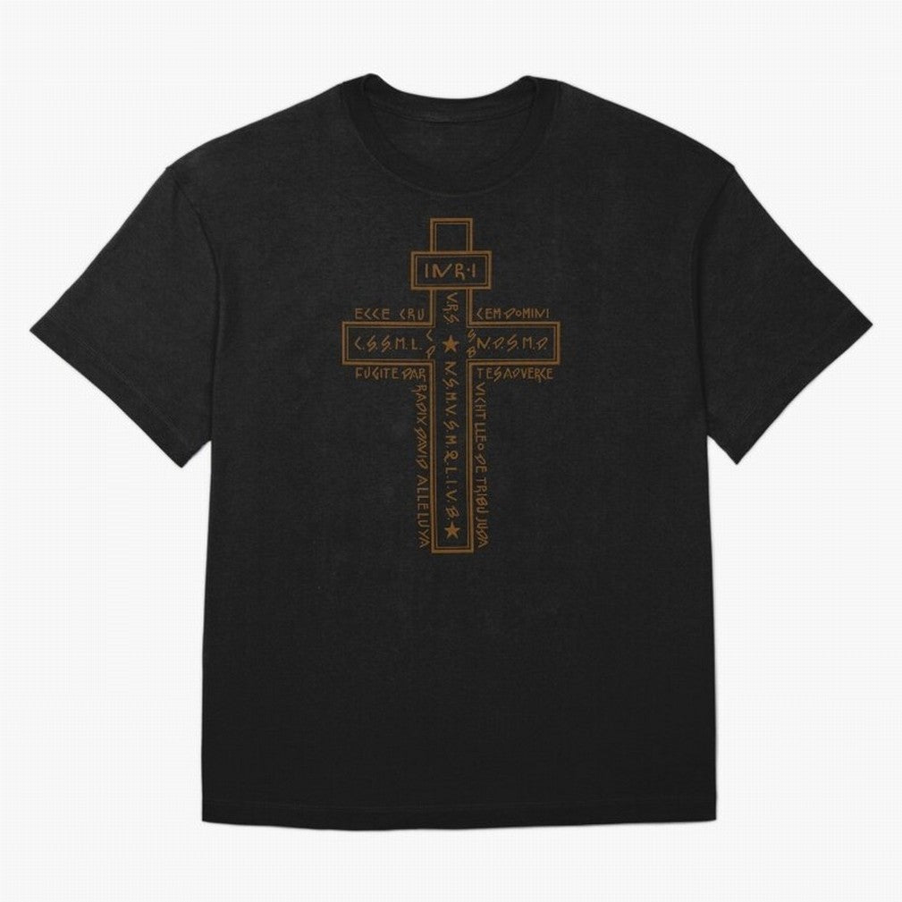 Cruz del Santo Padre Benito 2 Oversized T-Shirt Celebrate Football Dreams Across the FIFA World Cup 2026 Group Stage Journey through Mbappe and Neymar Highlights, Spain Pride, Classic Soccer Heritage, Championship Pressure, Fan Loyalty and