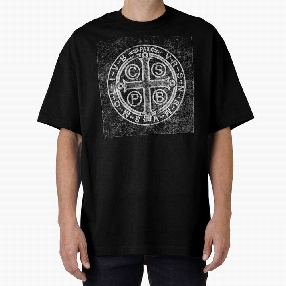 Medalla de San Benito Back Relieve Oversized T-Shirt Embrace the FIFA World Cup 2026 USA Canada Mexico Journey through Haaland and Mbappe Highlights, England and Germany Pride, Fan Favorite Moments, National Team Passion, Big Match Drama and Soccer