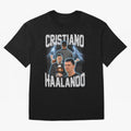 Cristiano Haalando Lightning Poster For Football Fans and Gift For Sports Lovers Oversized T-Shirt Bring Retro Soccer Energy to FIFA World Cup 2026 Group Stage Spirit, Built around England, France and Netherlands, Cristiano Ronaldo, Stadium